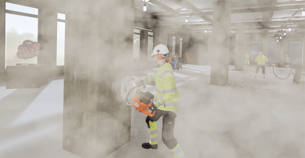 Silicadust reel-clip